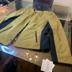 Kasper dress jacket bronze/black